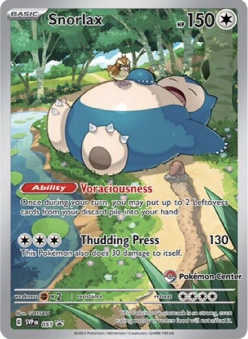 [PKM-R] Snorlax (051) (Pokemon Center Exclusive) [Scarlet & Violet: Black Star Promos]