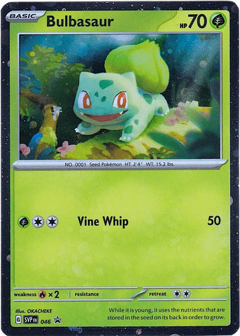 [PKM-R] Bulbasaur (046) (Cosmos Holo) [Scarlet & Violet: Black Star Promos]