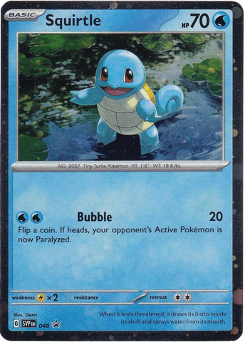 [PKM-R] Squirtle (048) (Cosmos Holo) [Scarlet & Violet: Black Star Promos]
