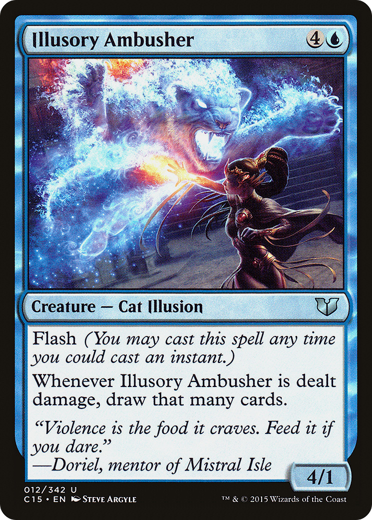 {C} Illusory Ambusher [Commander 2015][C15 012]