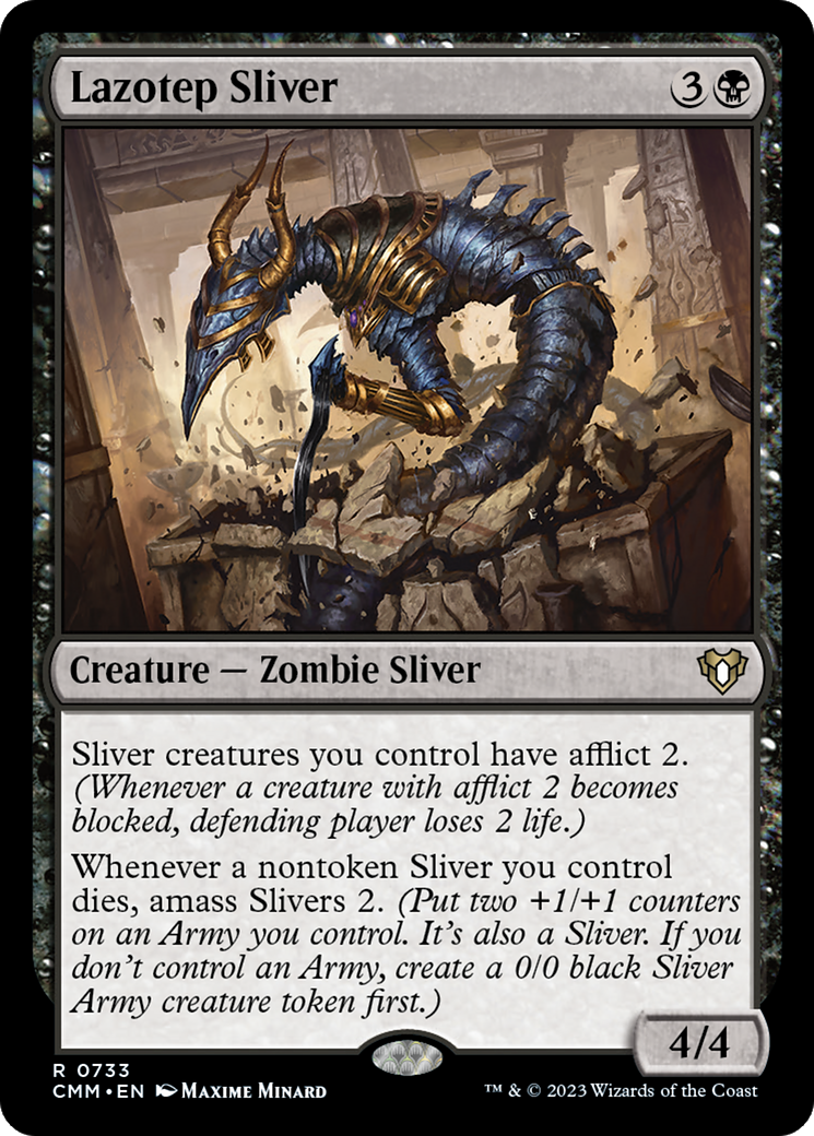 {R} Lazotep Sliver [Commander Masters][CMM 733]