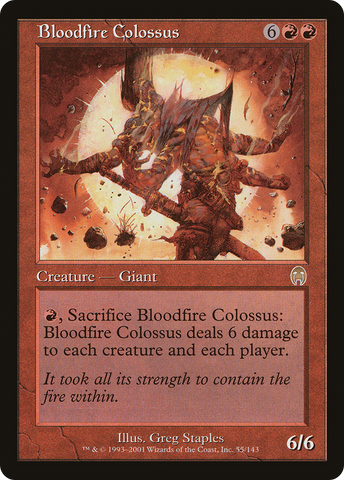 {R} Bloodfire Colossus [Apocalypse][APC 055]