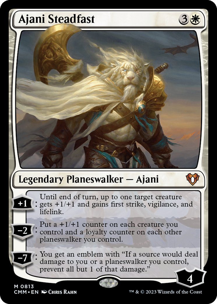 {R} Ajani Steadfast [Commander Masters][CMM 813]