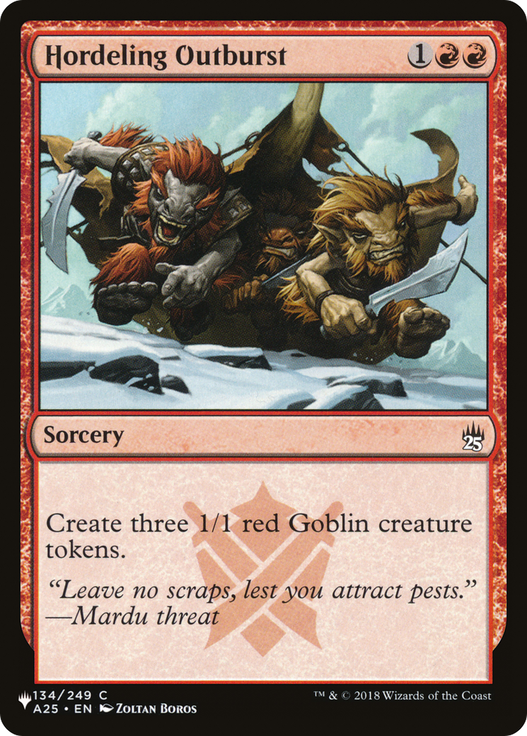 Hordeling Outburst [LIST 134/249]