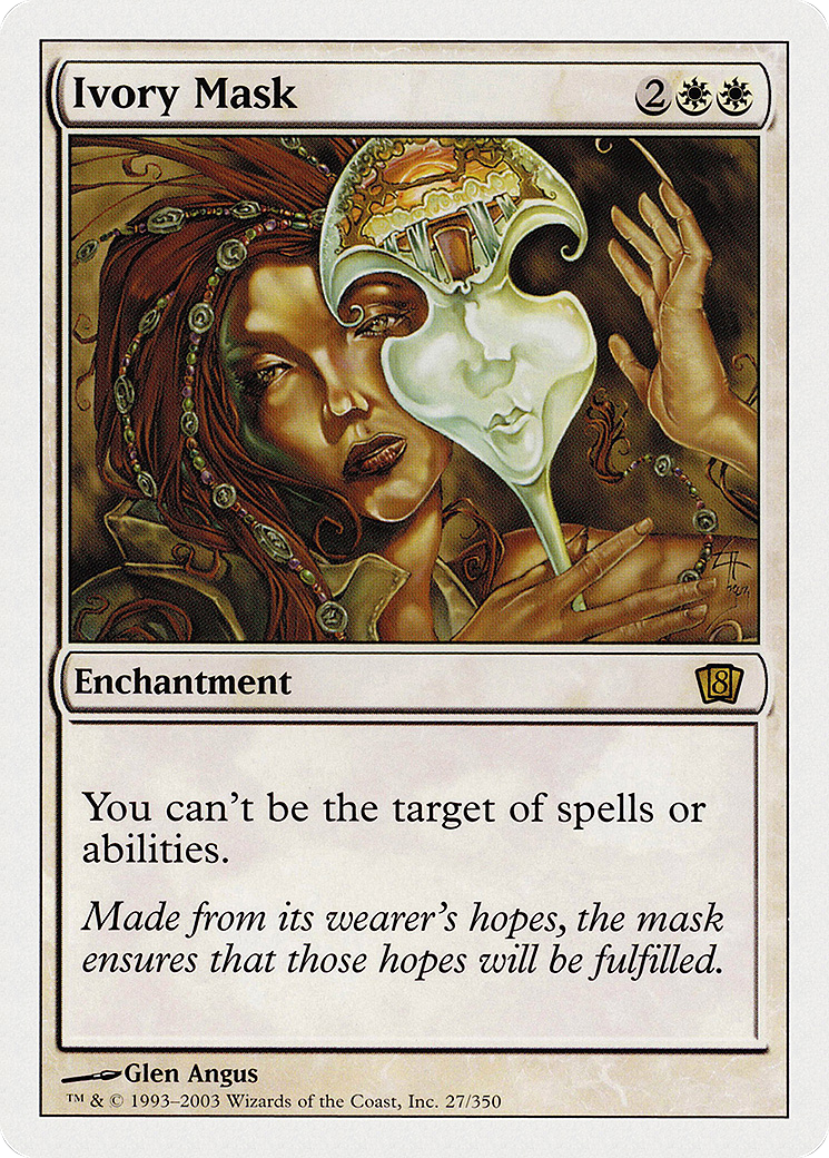 {R} Ivory Mask [Eighth Edition][8ED 027]