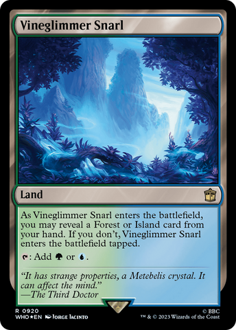 {R} Vineglimmer Snarl (Surge Foil) [Doctor Who][WHO 920]
