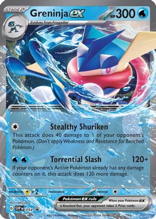 [PKM] Greninja ex (054) [Scarlet & Violet: Black Star Promos]