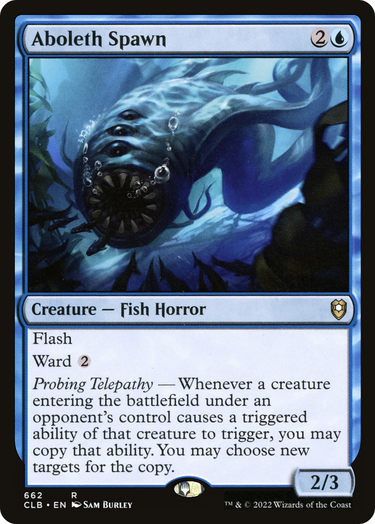 {R} Aboleth Spawn [Commander Legends: Battle for Baldur's Gate][CLB 662]