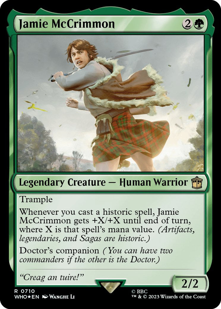 {R} Jamie McCrimmon (Surge Foil) [Doctor Who][WHO 710]