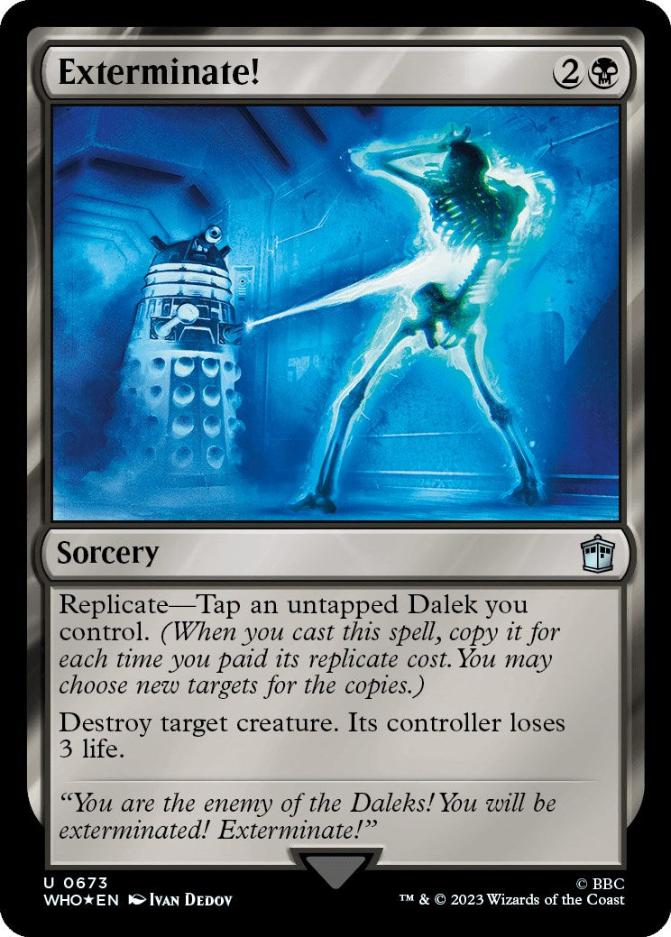 {C} Exterminate! (Surge Foil) [Doctor Who][WHO 673]