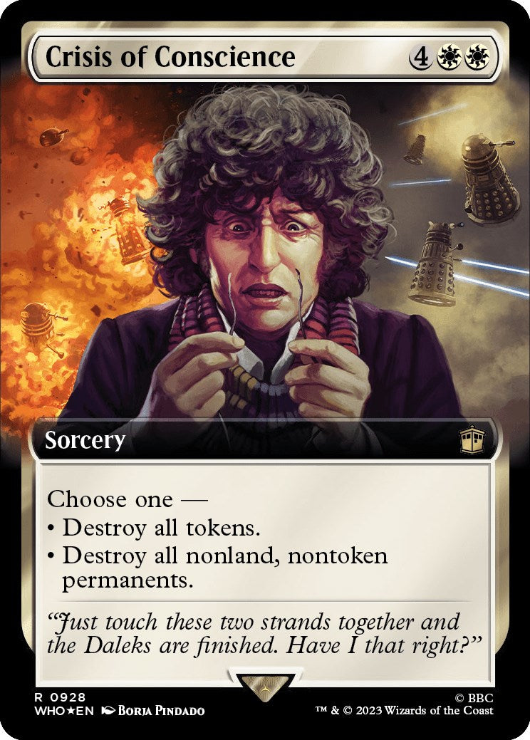 {R} Crisis of Conscience (Extended Art) (Surge Foil) [Doctor Who][WHO 928]