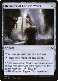 {C} Decanter of Endless Water [Commander Legends: Battle for Baldur's Gate][CLB 309]