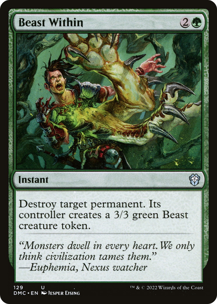 {C} Beast Within [Dominaria United Commander][DMC 129]