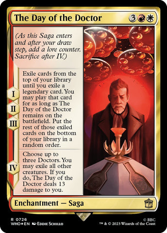 {R} The Day of the Doctor (Surge Foil) [Doctor Who][WHO 726]