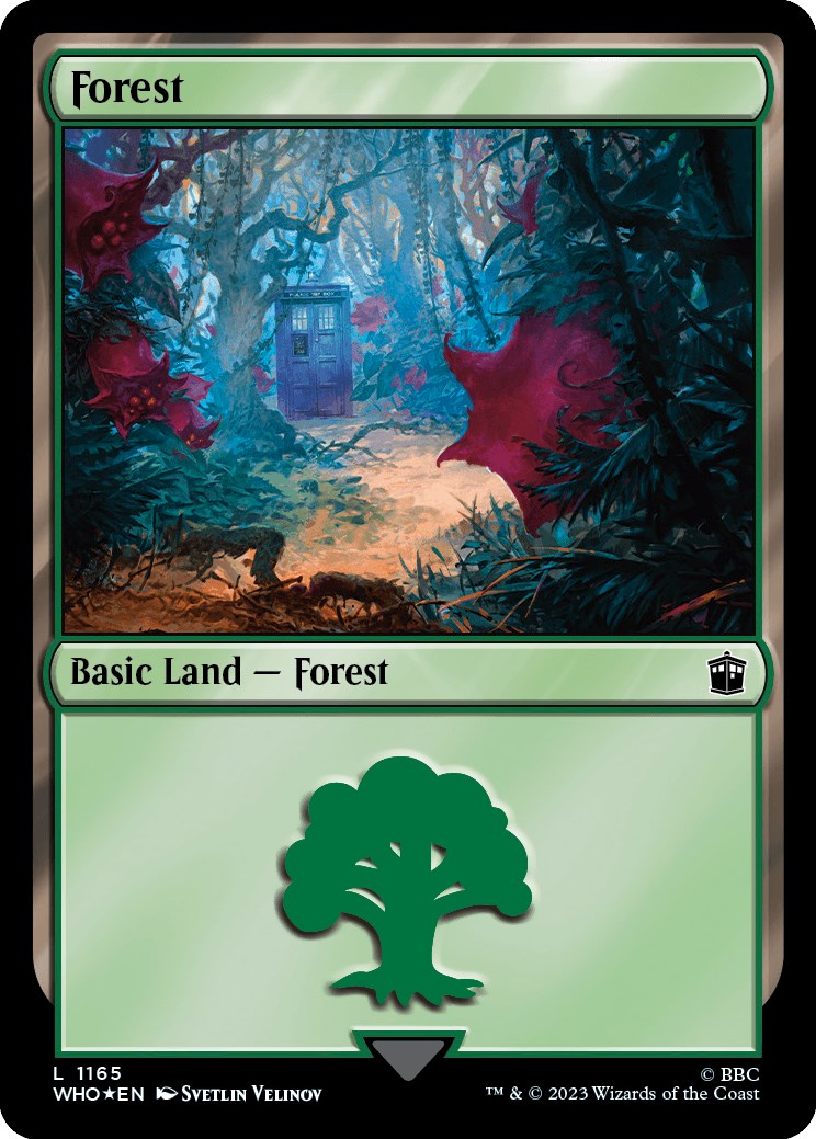 {B} Forest (1165) (Surge Foil) [Doctor Who][WHO 1165]