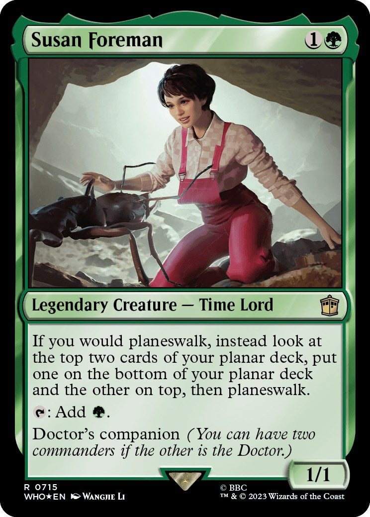 {R} Susan Foreman (Surge Foil) [Doctor Who][WHO 715]