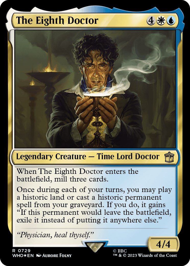{R} The Eighth Doctor (Surge Foil) [Doctor Who][WHO 729]