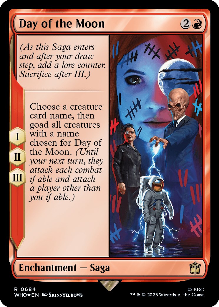 {R} Day of the Moon (Surge Foil) [Doctor Who][WHO 684]