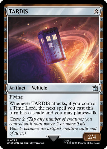 {C} TARDIS (Surge Foil) [Doctor Who][WHO 792]
