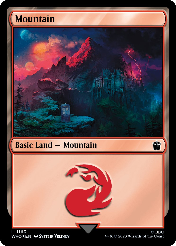 {B} Mountain (1163) (Surge Foil) [Doctor Who][WHO 1163]