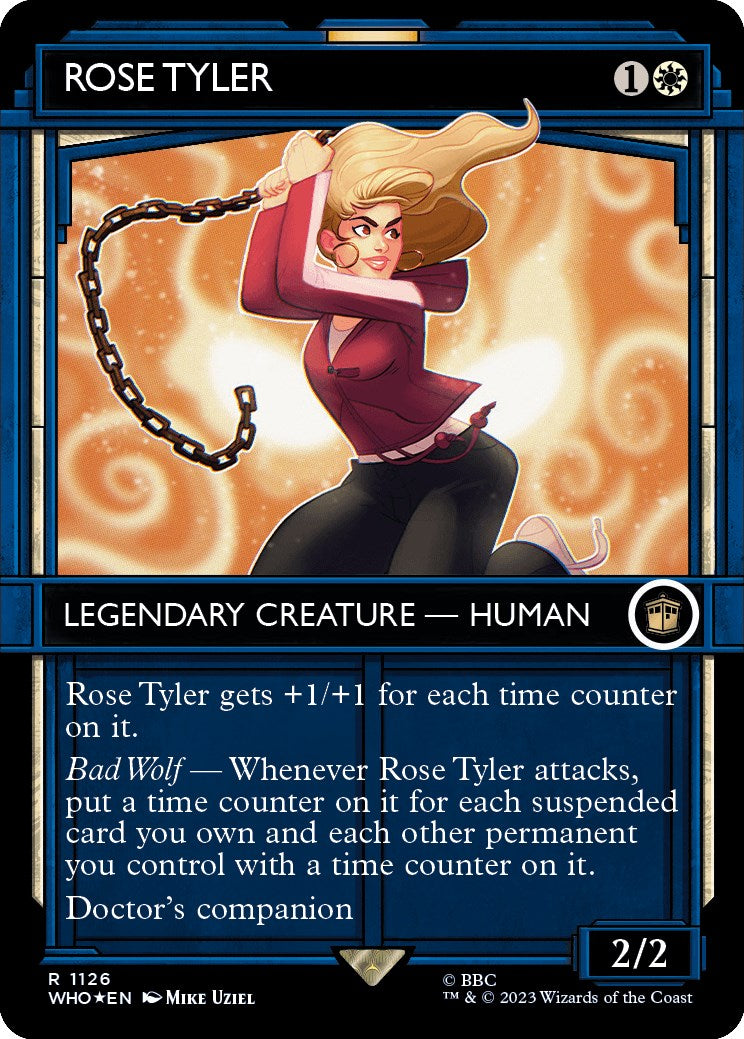{R} Rose Tyler (Showcase) (Surge Foil) [Doctor Who][WHO 1126]