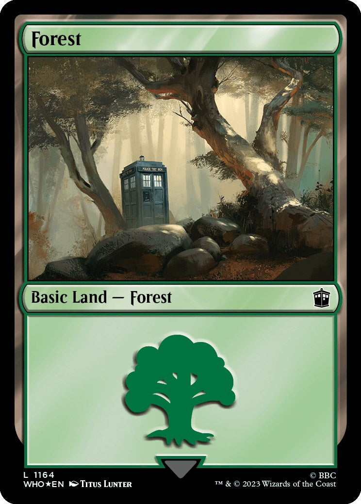 {B} Forest (1164) (Surge Foil) [Doctor Who][WHO 1164]
