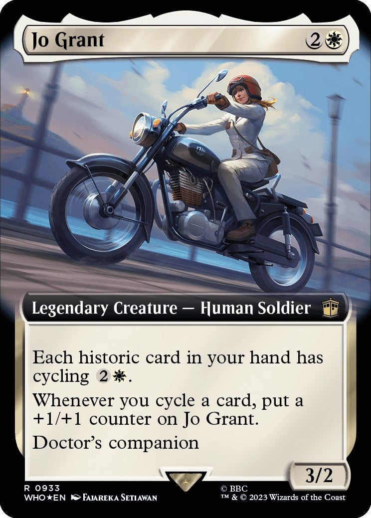 {R} Jo Grant (Extended Art) (Surge Foil) [Doctor Who][WHO 933]