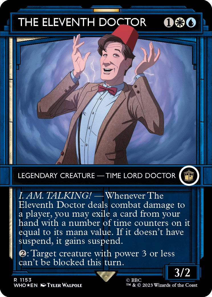 {R} The Eleventh Doctor (Showcase) (Surge Foil) [Doctor Who][WHO 1153]