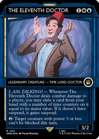 {R} The Eleventh Doctor (Showcase) (Surge Foil) [Doctor Who][WHO 1153]