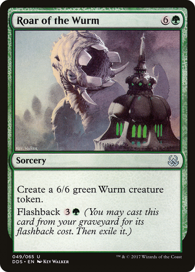 {C} Roar of the Wurm [Duel Decks: Mind vs. Might][DDS 049]