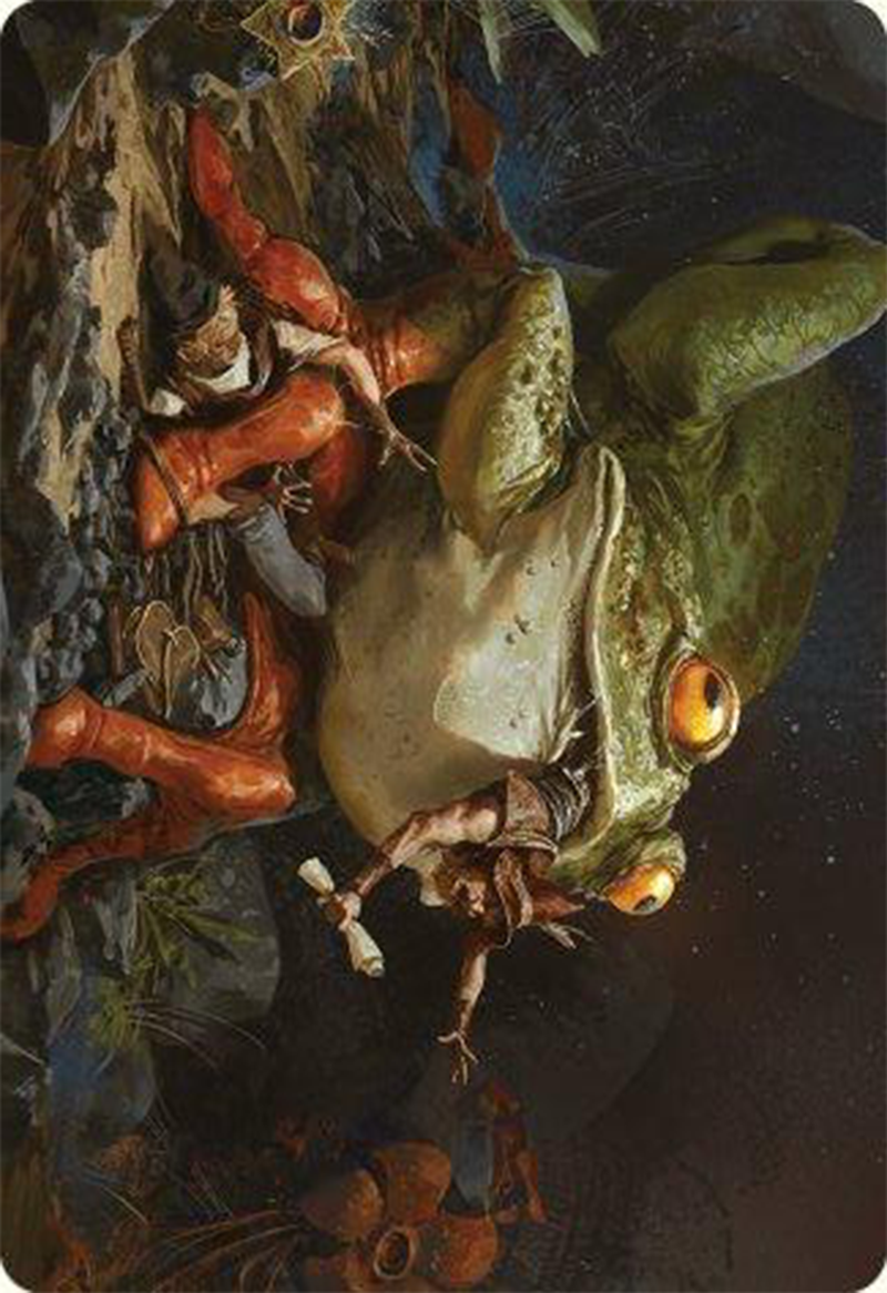 {A} Rampant Frogantua Art Card [Modern Horizons 3 Art Series][AMH3 032]