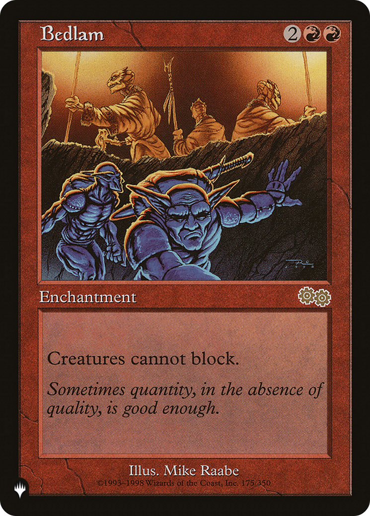 Bedlam [LIST 175/350]