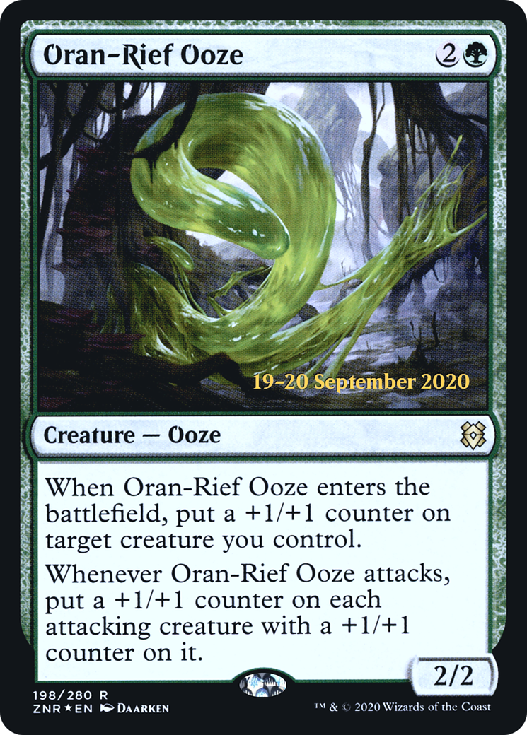 {R} Oran-Rief Ooze [Zendikar Rising Prerelease Promos][PR ZNR 198]