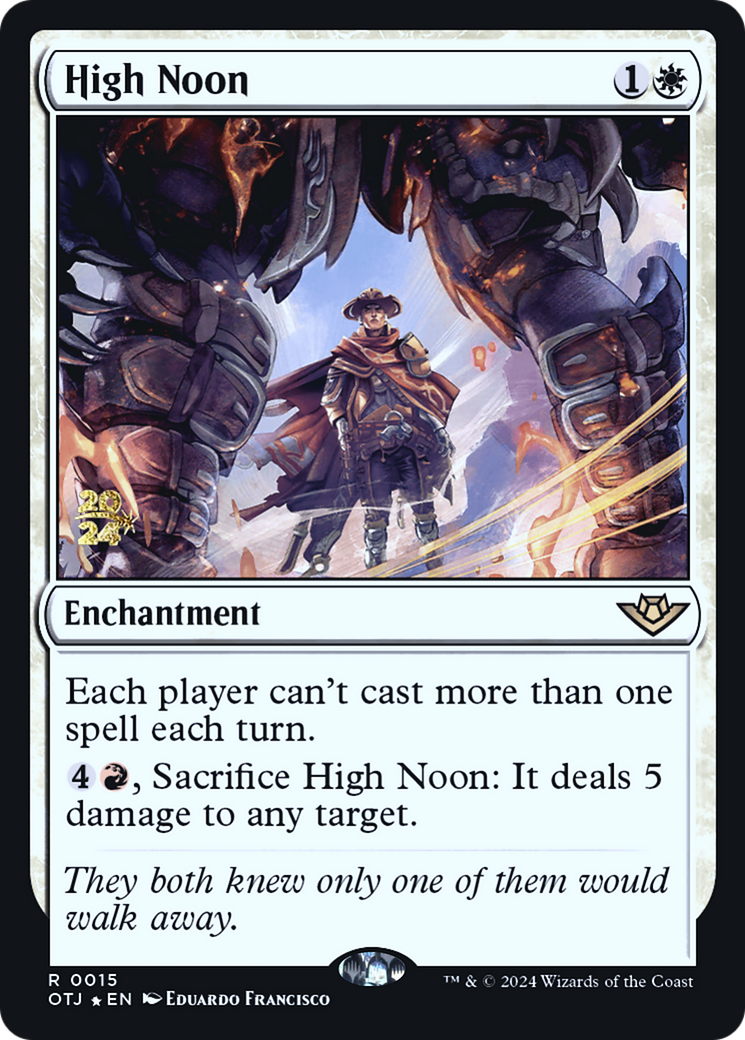{@R} High Noon [Outlaws of Thunder Junction Prerelease Promos][PR OTJ 015]