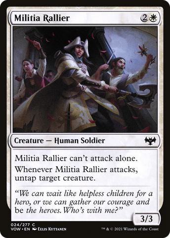 {C} Militia Rallier [Innistrad: Crimson Vow][VOW 024]