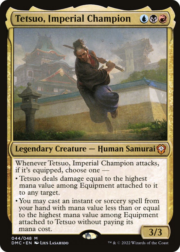 {R} Tetsuo, Imperial Champion [Dominaria United Commander][DMC 044]