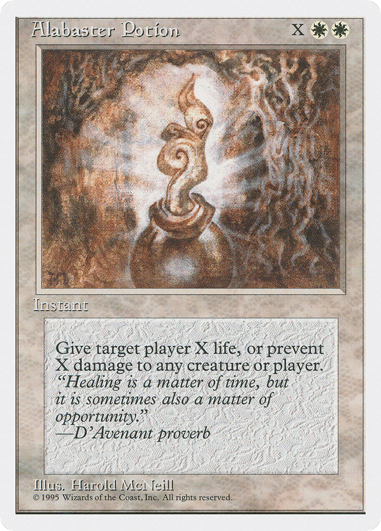 {C} Alabaster Potion [Fourth Edition][4ED 001]