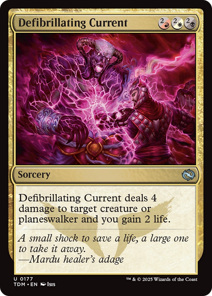 {@C} Defibrillating Current [Tarkir: Dragonstorm][TDM 177]
