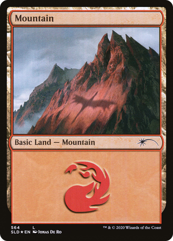 {B}[SLD 564] Mountain (Dragons) (564) [Secret Lair Drop Promos]