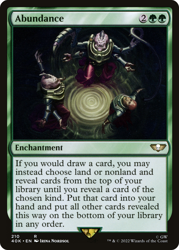 {R} Abundance [Universes Beyond: Warhammer 40,000][40K 210]