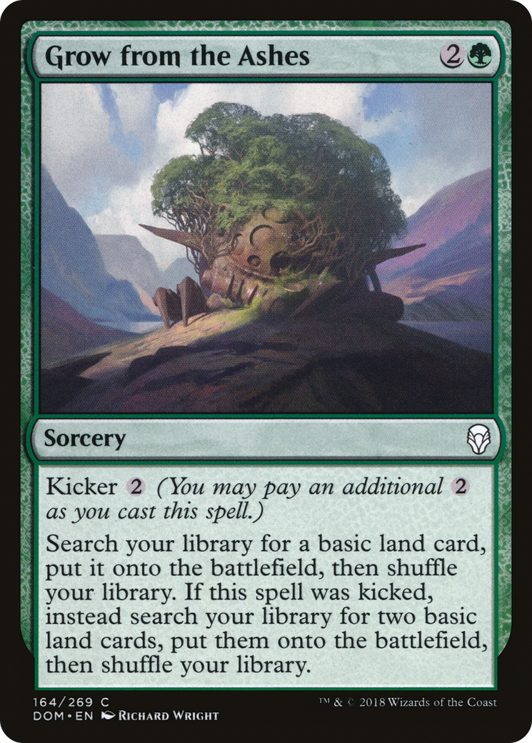 {C} Grow from the Ashes [Dominaria][DOM 164]