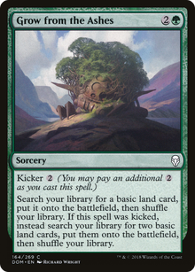 {C} Grow from the Ashes [Dominaria][DOM 164]