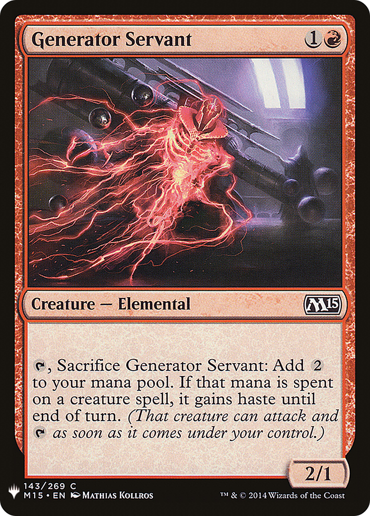 {C} Generator Servant [Mystery Booster][LS M15 143]