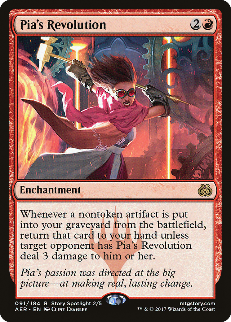 {R} Pia's Revolution [Aether Revolt][AER 091]