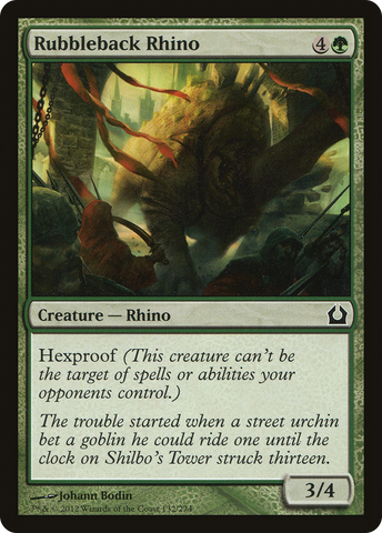 {C} Rubbleback Rhino [Return to Ravnica][RTR 132]