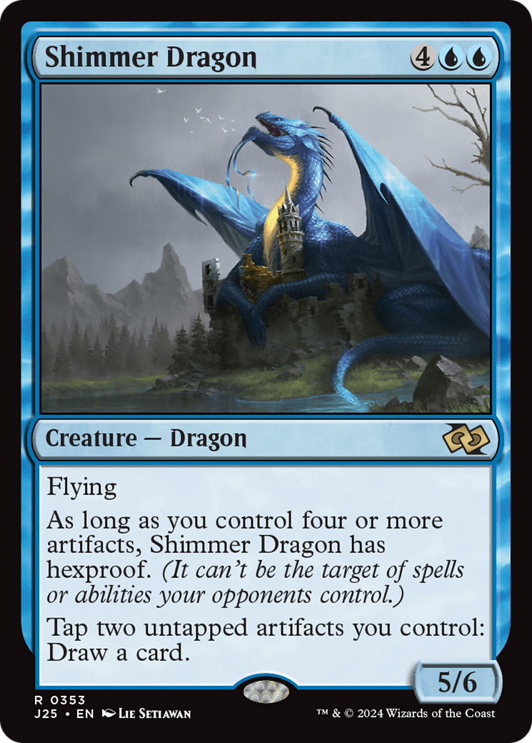 {R} Shimmer Dragon [Foundations Jumpstart][J25 353]