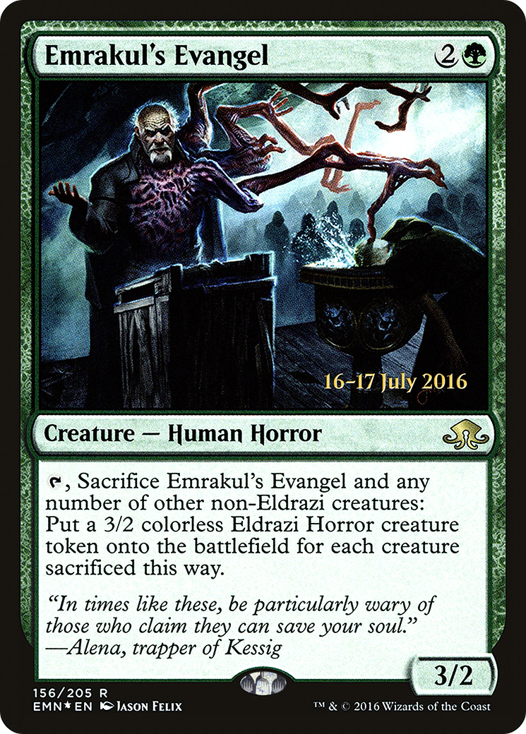 {R} Emrakul's Evangel [Eldritch Moon Prerelease Promos][PR EMN 156] - Misty Mountain Games