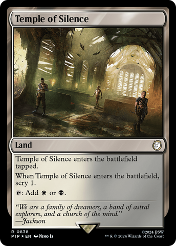 {R} Temple of Silence (Surge Foil) [Fallout][PIP 838]
