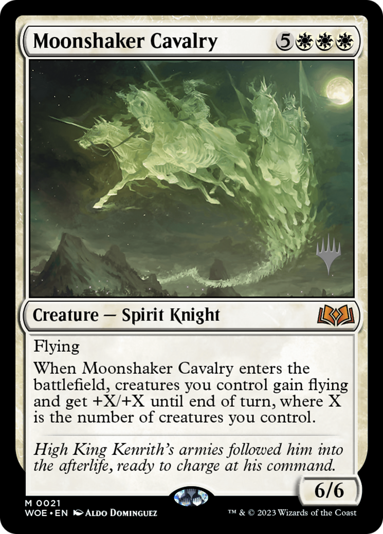 {@R} Moonshaker Cavalry (Promo Pack) [Wilds of Eldraine Promos][PP WOE 021]