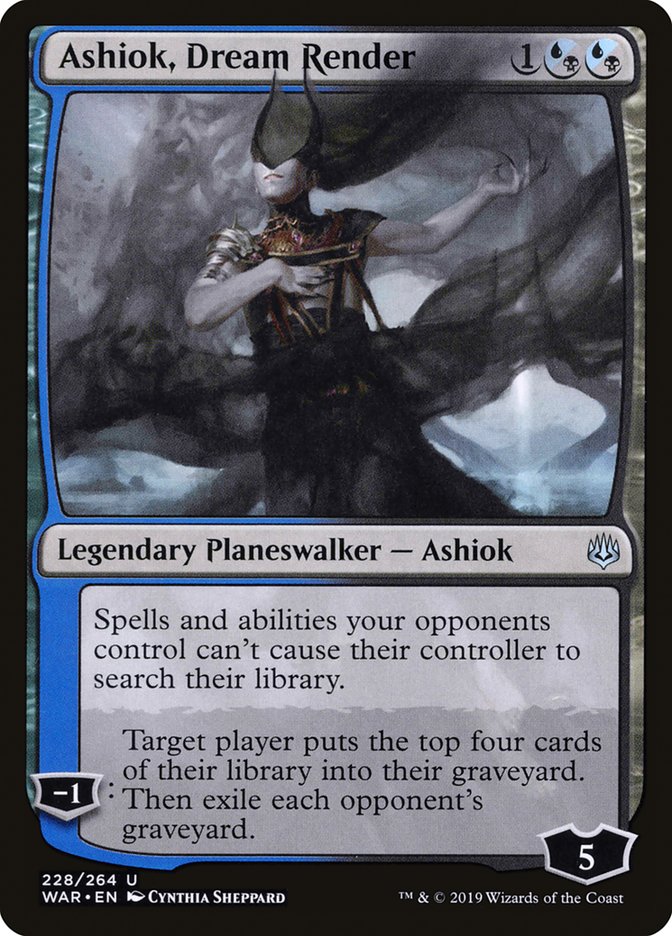 {C} Ashiok, Dream Render [War of the Spark][WAR 228]
